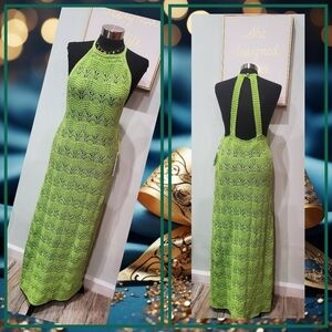 House of Harlow Crochet Maxi Dress